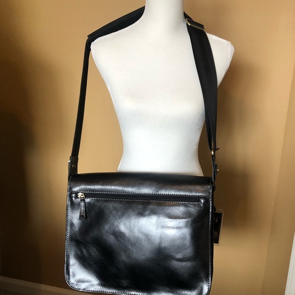I Medici Firenze Bags Nwt Authentic Black Leather Bag From Italy